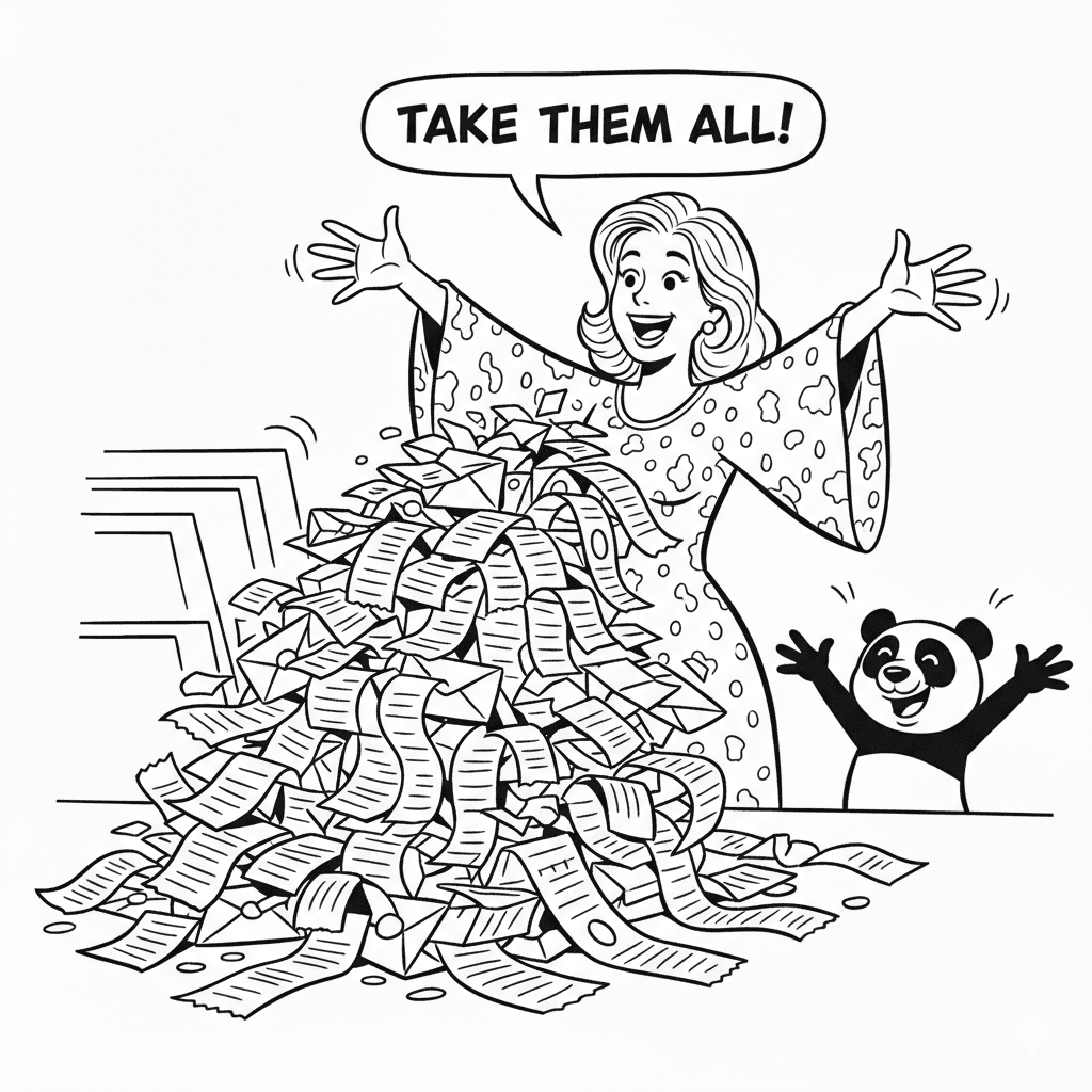 Step 1: share receipts and bills